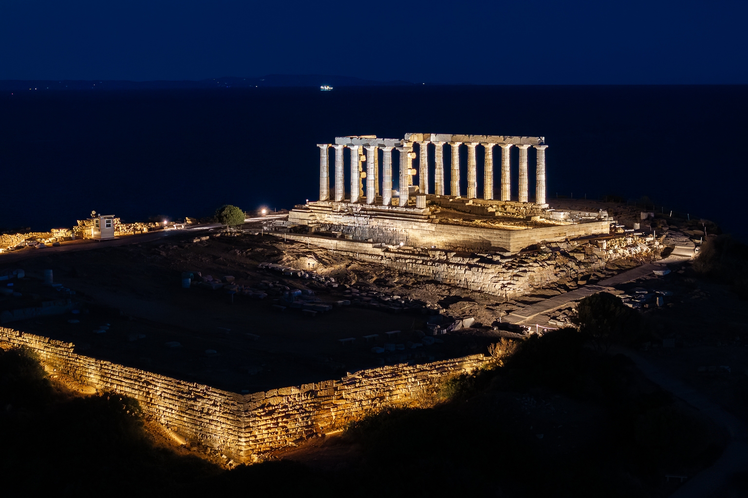 Temple of Poseidon, Sounion by Eleftheria Deko, photo of Gavriil Papadiotis