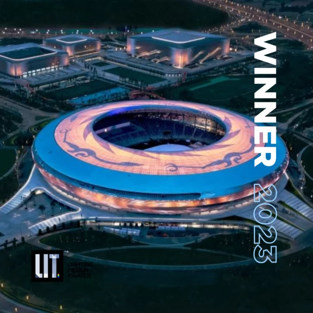 Dong'an Lake Sports Park | Winners in Exterior Architectural Illumination⁠
⁠
Designed for the 31st Summer Universiade in Chengdu back in 2022, Dong’an Lake Sports Park features a large outdoor stadium and three enclosed sports halls, along with connected parks and sports grounds. ⁠
⁠
Lighting is crucial for both the event and daily use, integrating low-key and dynamic elements into the stadium facades and pathways to align with both the architects' and the client’s innovative vision.⁠
⁠
Company: Lichtvision Design GmbH⁠
Lead Designers: Sunnia Cheng, Jane Tsai, Patti Lee, Sandy Cheng⁠
Client: China Resources Land⁠
Photo Credits: Yi Tang Images⁠
Other Credits: Architect: China Southwest Architectural Design⁠
⁠
📍 Location: Chengdu, China ⁠
⁠
Click the link in bio to learn more about the project.⁠
⁠
#litdesignawards #litawards #lightingdesign #lightingaward #design #designaward #architecturaldesign #creativelighting #lightingexcellence