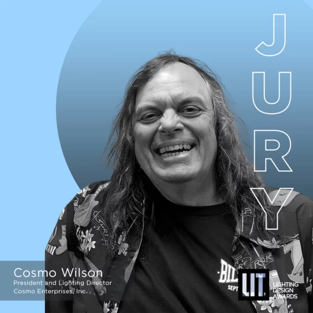 💡 Meet the Jury: Cosmo Wilson | President and Lighting Director at Cosmo Enterprises, Inc. 💡⁠
⁠
Cosmo Wilson is a renowned concert lighting designer and director who has collaborated with over 40 bands, including the likes of AC/DC, Aerosmith, Iron Maiden, and The Rolling Stones. ⁠
⁠
He received the Parnelli Award for “Lighting Director of the Year” in 2015, the Tour Link Top Dog Award for AC/DC in 2016 and Aerosmith in 2017, and the Pinnacle Awards for both “Lighting Director of the Year” and “Lighting Designer of the Year” in 2020, proving his expertise and vast experience in the lighting industry.⁠
⁠
Click the link in bio to learn more about Cosmo and his fellow jury members.⁠
⁠
#litdesignawards #litawards #lightingdesign #lightingaward #design #designaward #architecturaldesign #creativelighting #lightingexcellence #meetthejury #jurymembers