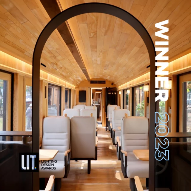 Alishan Cypress Train | Winners in Bridges and Public infrastructures Lighting⁠
⁠
The Alishan Cypress Train offers a unique journey through Taiwan's forests as it ascends the Alishan mountain range. The carriage interiors feature indirect LED lighting, subtly integrated into the design, highlighting the warm tones of the cypress wood and creating a cosy, relaxing atmosphere. ⁠
⁠
This lighting minimizes direct glare, enhancing passenger comfort and the overall sensory experience.⁠
⁠
Company: Light Poetic International⁠
Lead Designers: Ya-Hui Cheng, Xin Mei Zeng⁠
Other Designer's names: hL design studio (Interior Designer) / Liteputer (Lighting Control System)⁠
Client: Alishan Forest Railway and Cultural Heritage Office, Yu Xiang Machinery Co., Ltd⁠
Photo Credits: Alishan Forest Railway and Cultural Heritage Office⁠
⁠
📍 Location: Alishan, Chiayi, Taiwan⁠
⁠
Click the link in bio to learn more about the project. ⁠
⁠
#litdesignawards #litawards #lightingdesign #lightingaward #design #designaward #publicinfrastructure #alishancypresstrain